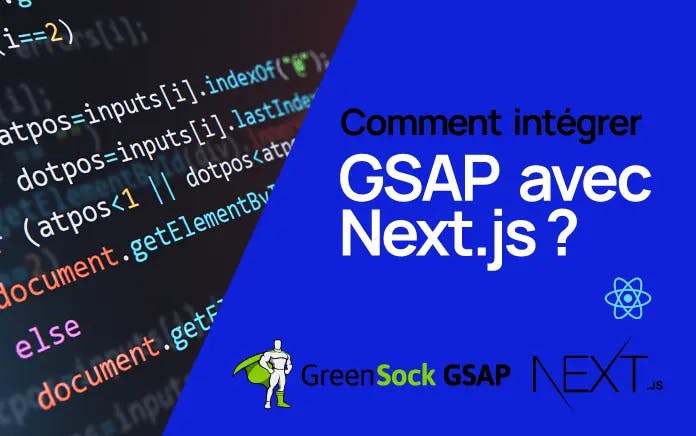 logos GSAP et Next.js